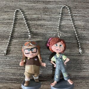 Disney UP Movie Ellie and Carl's Fan Lamp Light Pull Chain